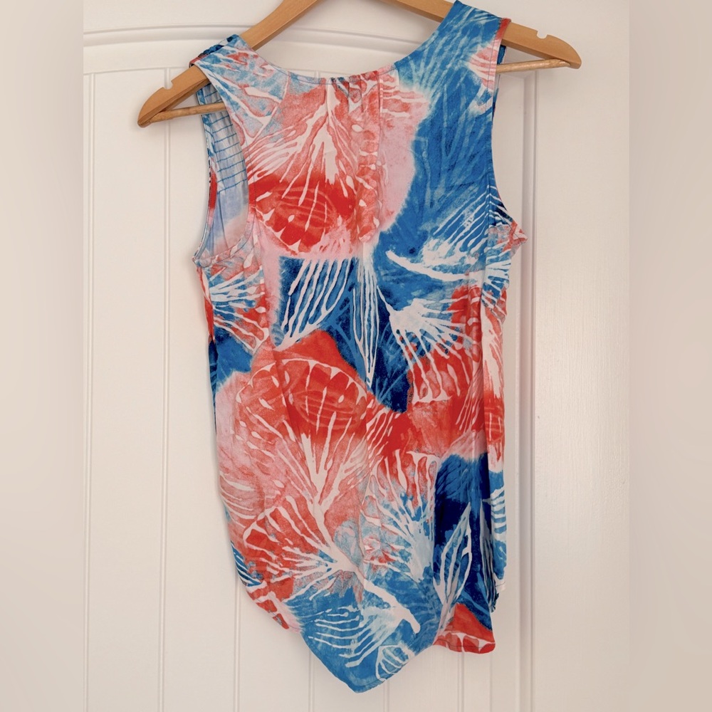 NIC+ZOE WATERCOLOR BLOOMS TANK - Picture 6 of 10